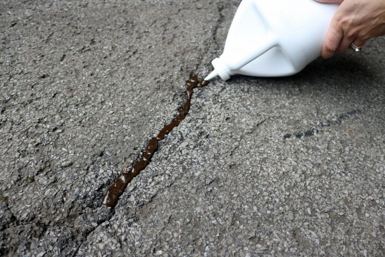 DIY Asphalt Crack Repair in Your Driveway